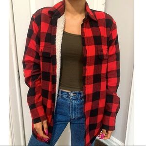 J Crew Plaid Shirling Jacket